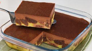 Unglaubliches Dessert in 15 Minuten, kein Ofen, keine Kondensmilch, kein Mehl, keine Gelatine!