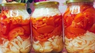 Помидоры по-фински на зиму / Как свежие! Очень просто и много!