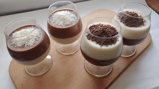 Шоколадно- молочний десерт / ДЕСЕРТИ В СТАКАНЧИКАХ.