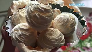 Хрупкие БЕЗЕ - ПИРОЖНЫЕ или ПЕЧЕНЬКИ  из белков / Fragile MERINGE - CAKES or COOKIES from proteins