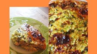 Запеканка из кабачков с сыром/Вкусная и быстрая кабачковая запеканка/Лёгкое блюдо/Худей вкусно/