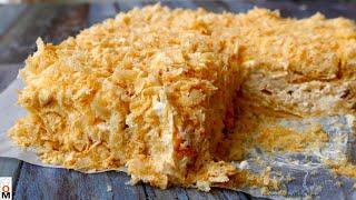 Ленивый торт "НАПОЛЕОН"  приготовит каждый