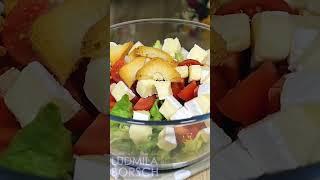 НОВОГОДНИЙ салат без майонеза. Часто выручает такой простой и вкусный салат, Готовь хоть каждый день