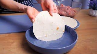 ЛАВАШ + ВОДА и МЯСО Никто не верить что я готовлю их ТАК просто! Чебуреки из лаваша...