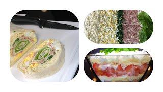 3 самых вкусных блюда из тунца !!! Салат с тунцом. Паста с тунцом.  Лаваш с тунцом и сыром !