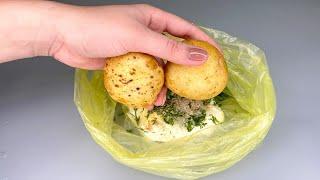 Кладу КАРТОФЕЛЬ в ПАКЕТ, ПЕРЕМЕШИВАЮ и Отправляю в ДУХОВКУ! НЕВЕРОЯТНО ВКУСНО!