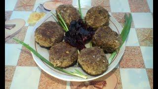 Котлеты из отварной курицы с баклажанами. Рецепт без глютена. #суфикс