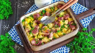 КАК ПРИГОТОВИТЬ САРДЕЛЬКИ В ДУХОВКЕ С КАРТОШКОЙ И СЫРОМ? Простой, вкусный и быстрый ужин