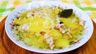 Блюдо из СССР / Тушёная картошка / Stewed potatoes