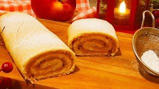 Как приготовить рулет с яблоками в духовке. Проще и вкуснее штруделя