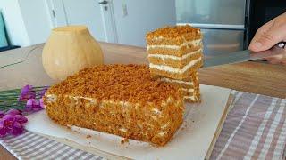 Как Пух! Такого Вы ещё не видели.Торт за пол часа. Все просят Этот рецепт. Медовик Тыквенный к Чаю.