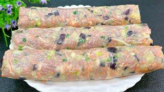 茄子这做法最好吃，我家孩子三天两头点名吃，比饺子馅饼好吃，香，【麗麗廚房】，#茄子豬肉卷的做法，#茄子豬肉卷料理，#茄子豬肉卷食譜，#家常菜，#美食，#cooking，#food，#Recipe