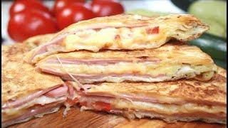 ЗАВТРАК ИЗ ОСТАТКОВ ПРОДУКТОВ! БЕРЕМ ЛАВАШ И ВСЕ ЧТО НАЙДЕМ В ХОЛОДИЛЬНИКЕ! Папа может!