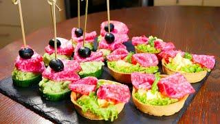 2 ЗАКУСКИ на НОВЫЙ ГОД 2022 - Быстрые закуски на НОВОГОДНИЙ СТОЛ 2022