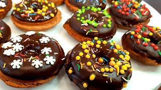 Пончики Шоколадные.Мягкие и Вкусные!