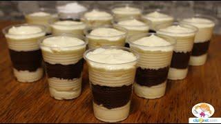 Воздушный десерт "Зебра" - очень вкусно!