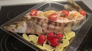 Фаршированный судак в духовке! Рыбное блюдо для королевского новогоднего стола!