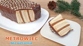 Przepyszne ciasto Metrowiec bez pieczenia ???? szybkie i proste ciasto do kawy na każdą okazję ????