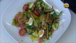 Салат с перепёлкой