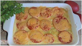 ЗАПЕКАНКА из Кабачков с Помидорами и Сыром! Один из самых вкусных Рецептов из Кабачков!