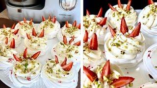 ДЕСЕРТ ПАВЛОВА Нежнейшие пирожные с крем-чизом ✧ ИДЕАЛЬНЫЕ БЕЗЕ БЕЗ ДУХОВКИ в дегидраторе