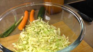 Что приготовить в пост? Постный САЛАТ БЕЗ МАСЛА! Простой и быстрый рецепт в постное меню!