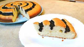 Спиральный пирог / пирог с шоколадным пудингом/к чаю /к кофе/очень вкусно❤️ и быстро