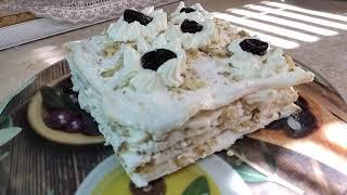 Меренговый тортик с черносливом и джемом. Вкусный и нежный десерт.