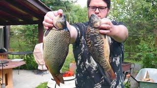 Прежде чем ЖАРИТЬ РЫБУ посмотри этот РЕЦЕПТ! КАРП на углях с овощами. ШАШЛЫК из РЫБЫ. SUB