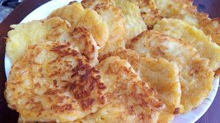 Оладьи на завтрак.Блюдо из тыквы и яблок. Простые рецепты.