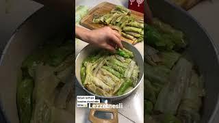 1 DAKİKADA LAHANA SARMASI TARİFİ #SHORTS