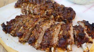 Ех! КАК Вкусно! Самый простой и вкусный рецепт приготовления Ребрышки и Немецкий Салат!