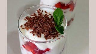 Вкусный домашний десерт. А-ля трайфл в стаканчиках. Легко и просто!