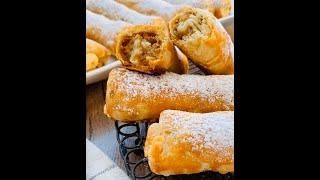 Печенье «Сигаретки» с грецкими орехами