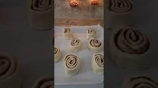 Быстрые булочки с корицей за 30 мин. плюс они веганские #shorts