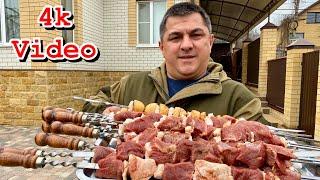 ПРОСТЫЕ ПРАВИЛА СОЧНОГО ШАШЛЫКА.✔️РЕЦЕПТ ИЗ ГОВЯДИНЫ!✔️СУБТИТРЫ
