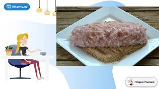 Мясной рулет из фарша с яйцом. Вкусный блюдо рецепт