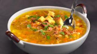 Все секреты правильного приготовления! ГОРОХОВЫЙ СУП С КОПЧЕНЫМИ РЕБРЫШКАМИ. Рецепт Всегда Вкусно!