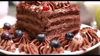ВКУСНЕЙШИЙ ШОКОЛАДНЫЙ ТОРТ без муки с масла. Простой рецепт домашнего торта на праздник.