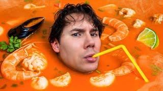 3 кг Супа ТОМ ЯМ за 30 МИНУТ! СЪЕШЬ ИЛИ ПЛАТИ Челлендж *обосрался*