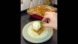 Рецепты приготовления. Шарлотка с карамелизированными яблоками ???? #приготовить #рецепты #блюдо