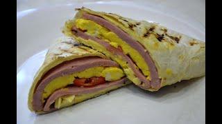 Быстрый завтрак из лаваша - быстрый и простой рецепт завтрака.