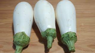 Когда я готовлю это блюдо, его всегда не хватает. Приготовление белого баклажана, ешь и наслаждайся.