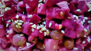 САЛАТ из варёной СВЕКЛЫ. РЕЦЕПТ № 1. Серия "Чем ПРОЩЕ, тем ВКУСНЕЕ". Салат на каждый день.