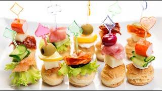 КАНАПЕ на НОВЫЙ ГОД 2022 - 10 Лёгких и Быстрых ЗАКУСОК на НОВОГОДНИЙ СТОЛ 2022