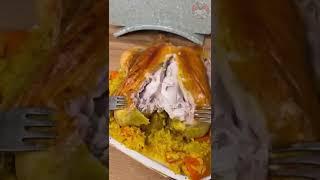 Рецепты приготовления. Запеченая курица#ужин #курица #блюдо