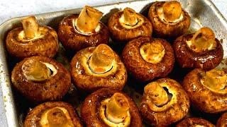 Как вкусно приготовить грибы шампиньоны. Идеальная закуска к шашлыку. Шампиньоны на мангале (гриле)