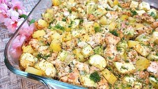 Такое блюдо из КАБАЧКОВ вы еще не пробовали! Очень ВКУСНЫЙ Ужин или Обед из Кабачков в духовке.