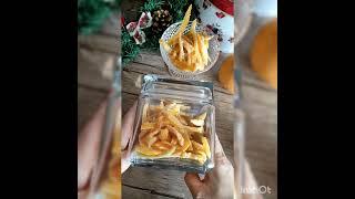 Цукаты из апельсиновых корочек. Новогодние рецепты???? Простые сладости  #shorts