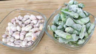 AKŞAM YEMEĞİNE HİÇ ŞAŞMAM  DONDURUCUDAN ÇIKARDIM BARBUNYA VE FASULYEYİ YAPTIM AĞZIMA LAYIK BİR TARİF